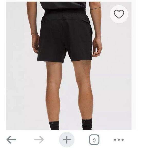 Lululemon Zeroed In Short 5” Inseam Men’s Sz M Black Drawstring - Picture 10 of 10